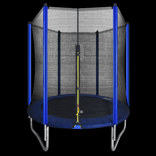 Dellonda 6ft Heavy Duty Outdoor Trampoline with Safety Enclosure Net DL66