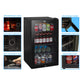 Baridi Under Counter Wine/Drink/Beverage Cooler/Fridge, Built-In Thermostat, Light, Security Lock, 85 Litre � Black DH13