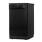 Baridi Slimline Freestanding Dishwasher 45cm Wide 10 Place Settings, Black DH267