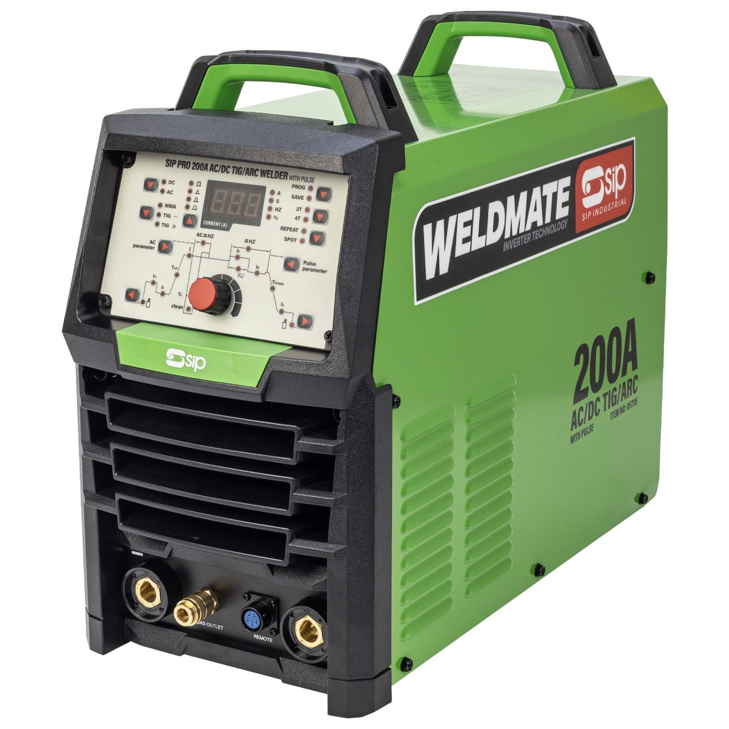 SIP WELDMATE PRO 200A AC/DC TIG/ARC Welder with Pulse Package