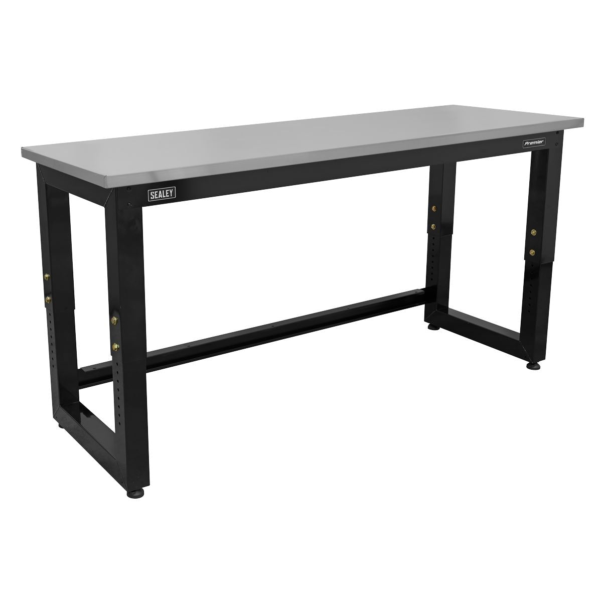 Sealey Steel Adjustable Workbench with Stainless Steel Worktop 1830mm - Heavy-Duty APMS23