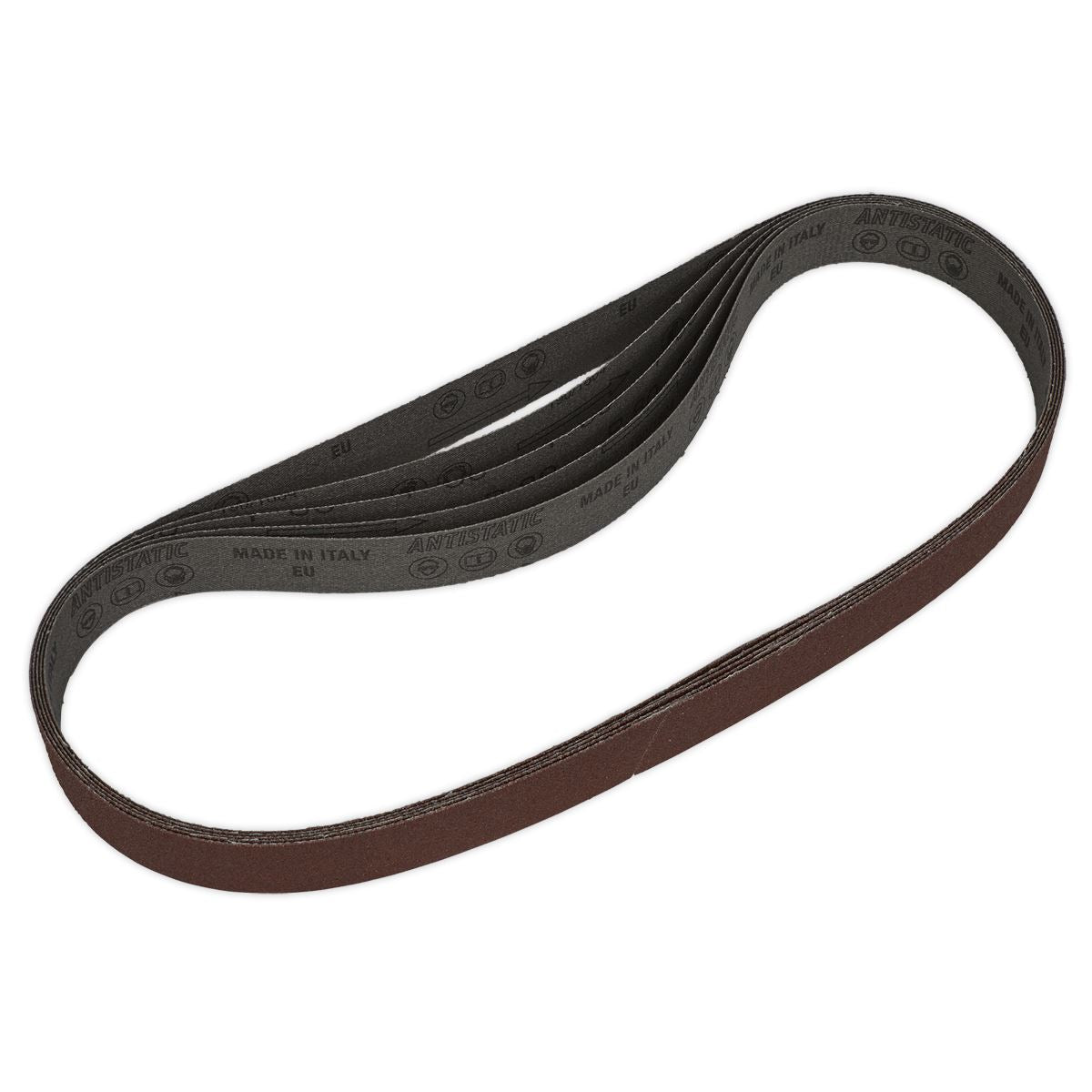 Sealey Sanding Belt 25 x 762mm 80Grit Pack of 5 SB0021