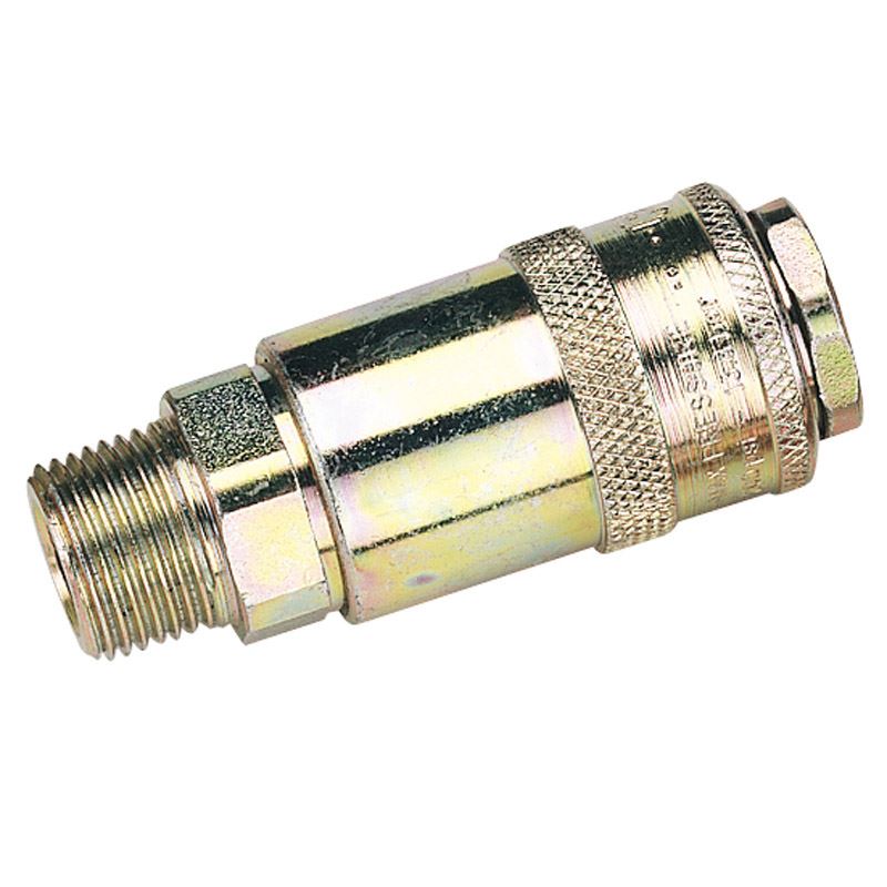 Draper 3/8" Male Thread PCL Tapered Airflow Coupling (Sold Loose) -No. 37835