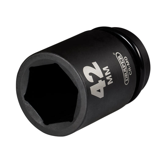 Draper HI-TORQ Deep Impact Socket, 1" Sq. Dr., 42mm 08513