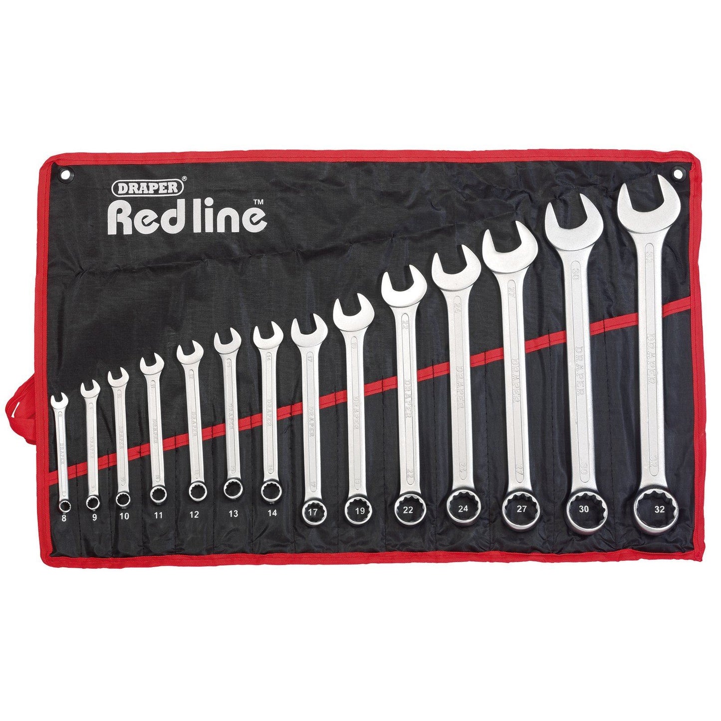 Draper Redline Metric Combination Spanner Set (14 Piece) | 80931