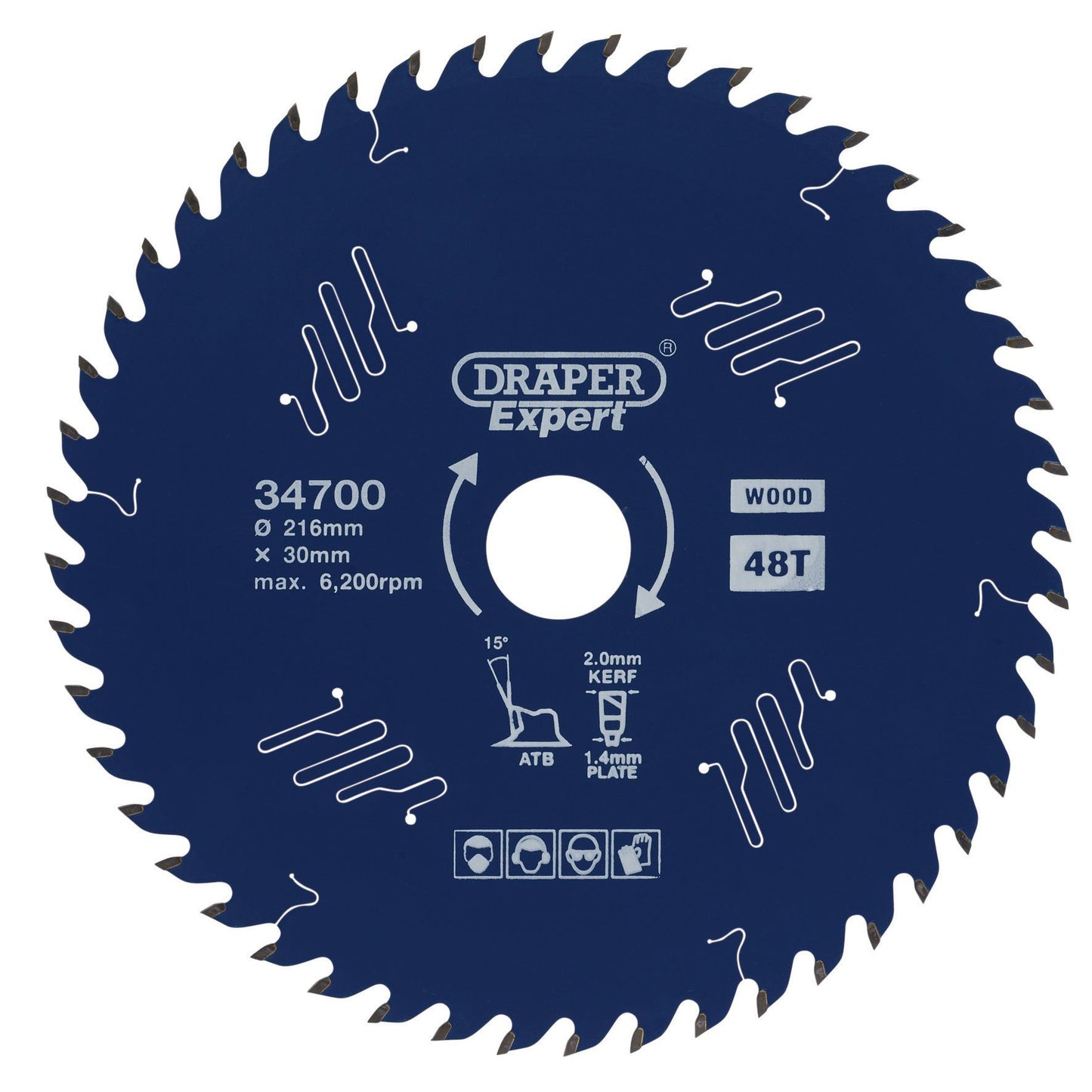 Draper Tct Saw Blade 216mm 48T SBE4