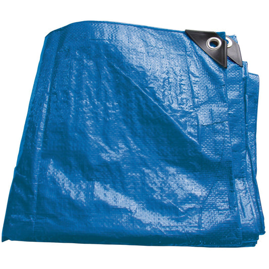 Draper Heavy Duty Polyethylene Tarpaulin - 5m x 8m - Durable - Mildew Resistant - 82657