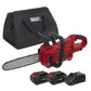 Sealey Cordless Chainsaw 25cm 20V SV20 Series Kit - 2 Batteries CP20VCHSKIT