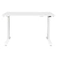 Sealey Dellonda White Electric Adjustable Office Standing Desk, Quiet & Fast 1200x600mm DH56