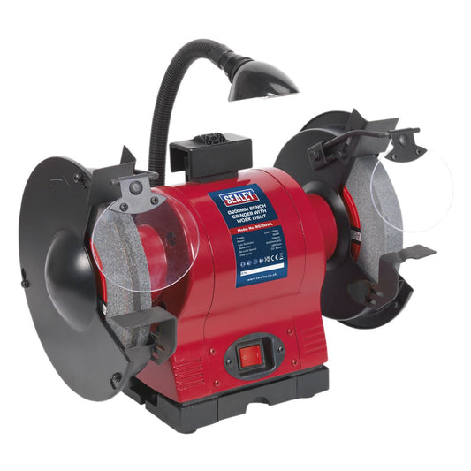 Sealey Bench Grinder 200mm with Work Light 550W/230V BG200WL