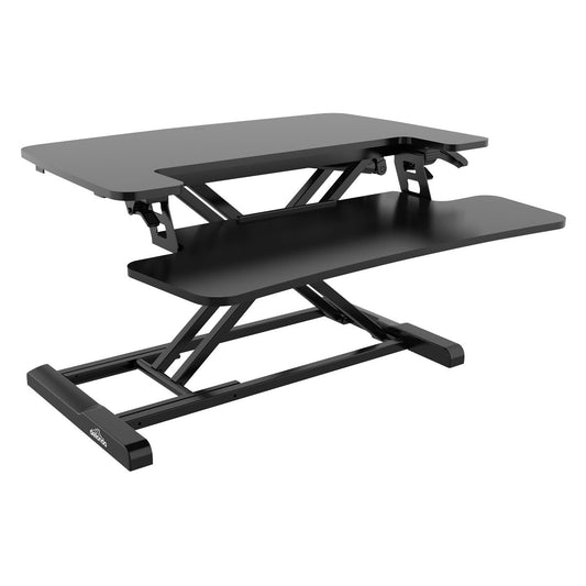 Dellonda 71cm Height Adjustable Standing Desk Converter, 50cm Max Height, 15kg Capacity - DH14 DH14