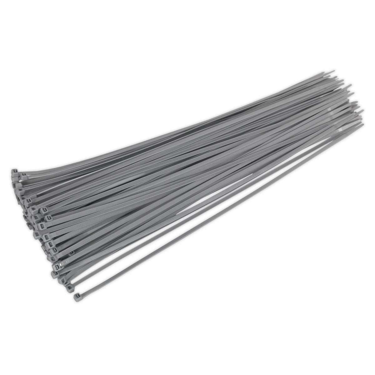 Sealey Cable Tie 380 x 4.4mm Silver Pack of 100 CT38048P100S