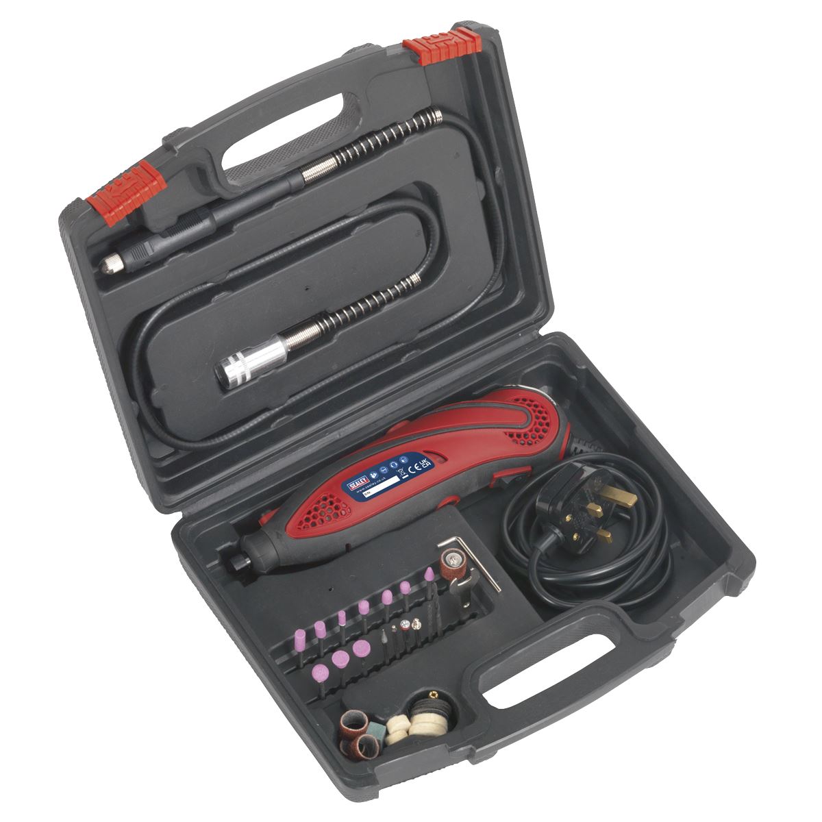 Sealey Multipurpose Rotary Tool & Engraver Kit 40pc 230V E540