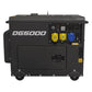 Sealey Diesel Generator - 4-Stroke Engine 5000W 110/230V DG5000