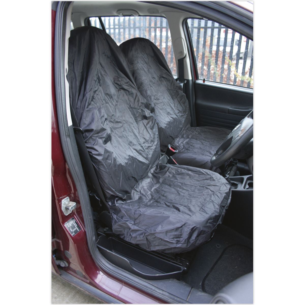 Sealey Front Seat Protector Set 2pc Lightweight CSC5