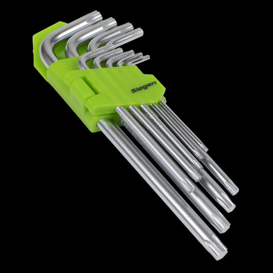 Sealey Siegen Key Set TRX-Star* Long 9pc S01262