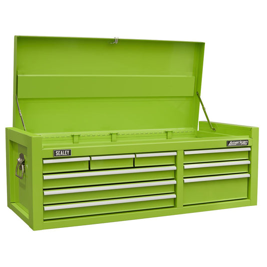 Sealey Topchest 9 Drawer with Ball Bearing Slides - Green AP4109HV