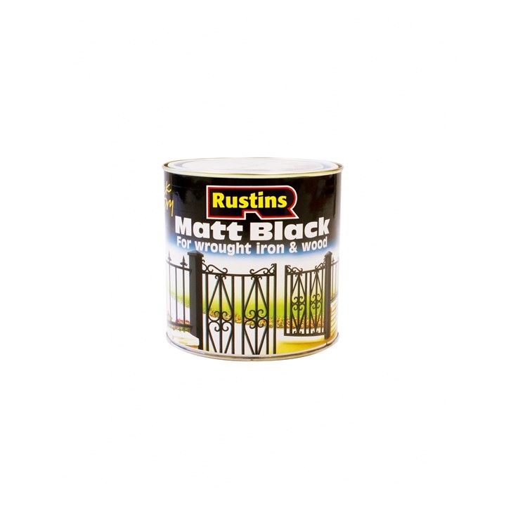 Rustins Black Matt 250ml (Blam250)