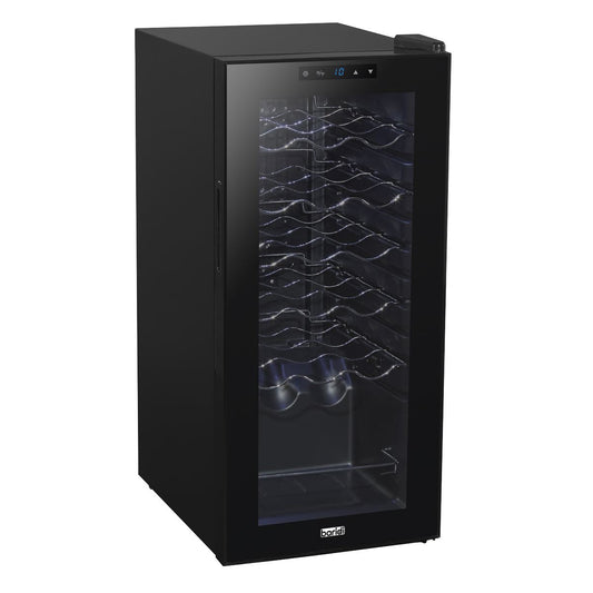 Sealey Baridi 18 Bottle Wine Fridge with Digital Touchscreen Controls & LED Light, Black DH6