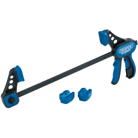 Draper Expert Heavy Duty Soft Grip Dual Action Clamps, 300mm - 02374