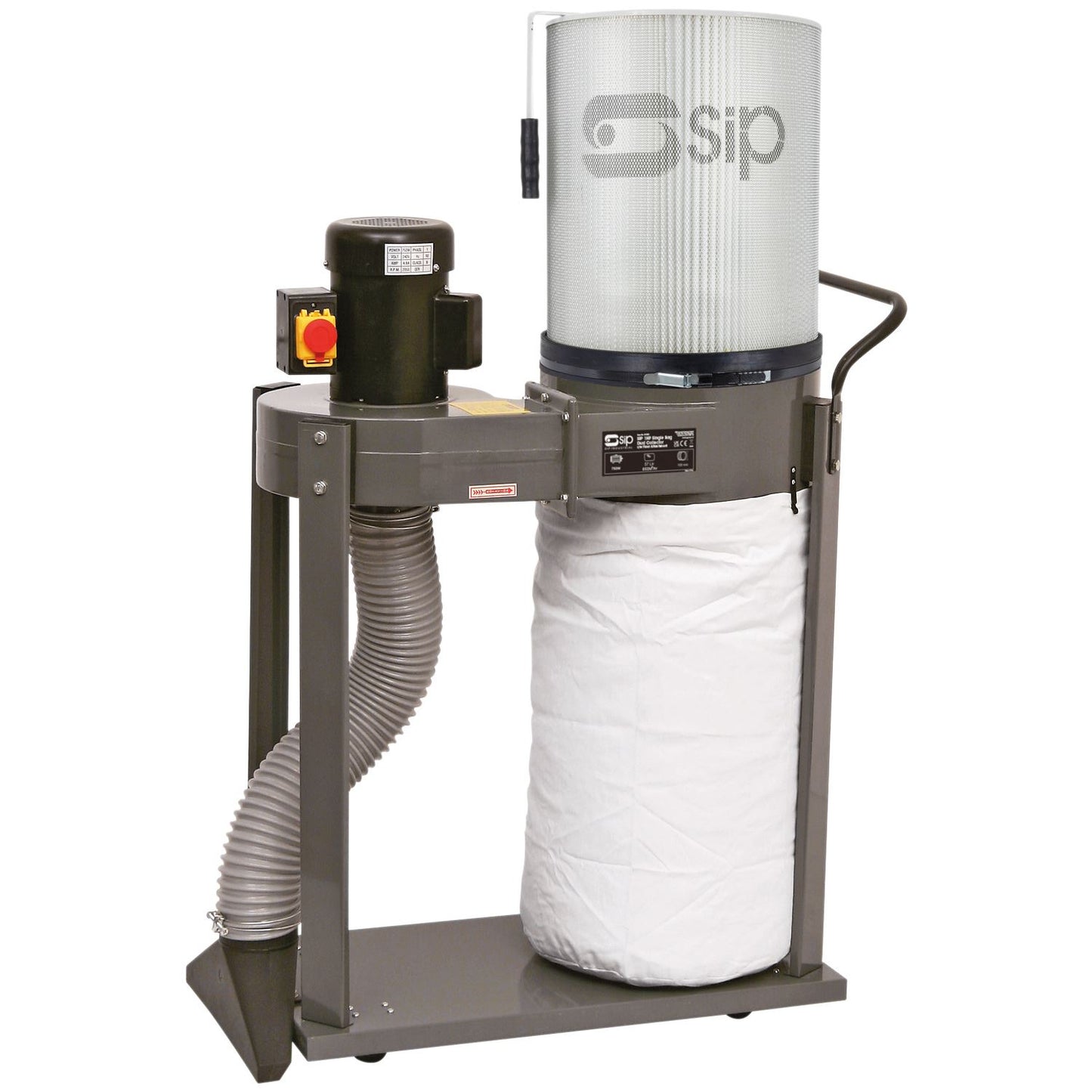 SIP Industrial 1HP Single Bag Dust Collector Package
