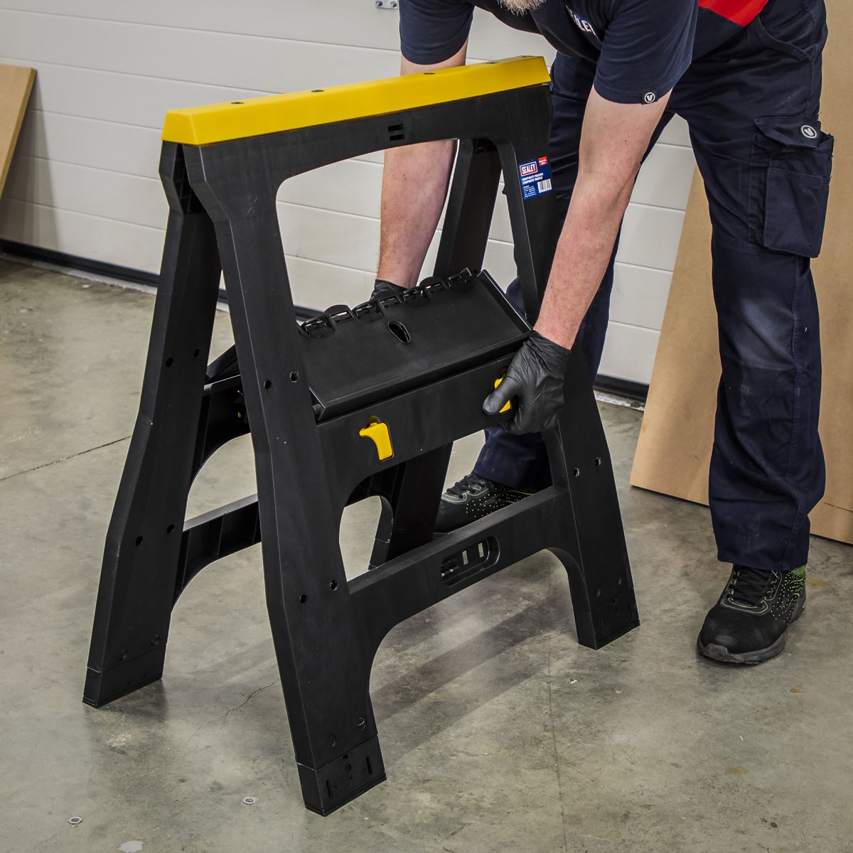 Sealey Heavy-Duty Folding Composite Trestles FDT42