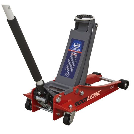 Sealey Trolley Jack 2.25 tonne Low Entry Rocket Lift Red 2001LERE