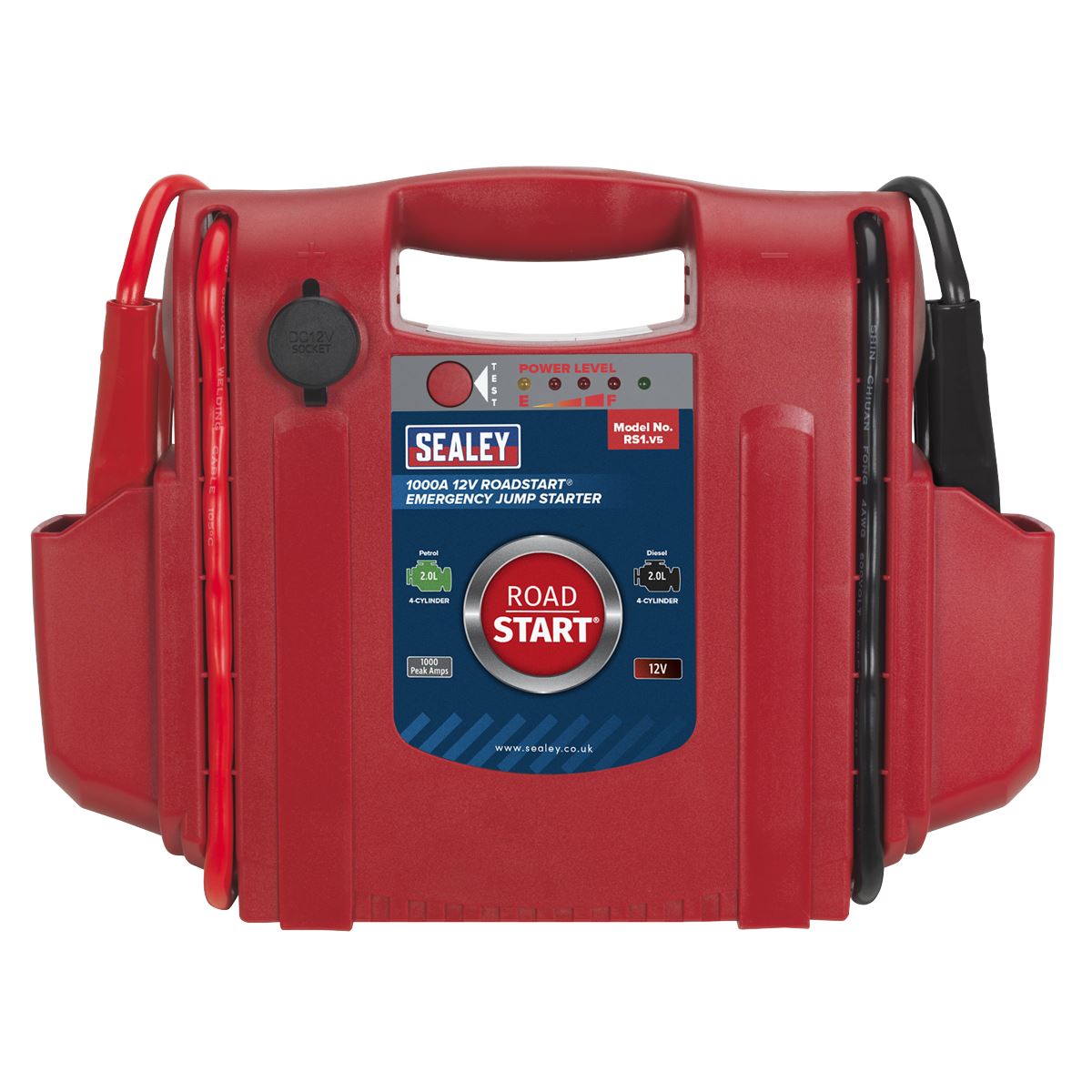 Sealey RoadStart Emergency Jump Starter 12V 1000 Peak Amps RS1