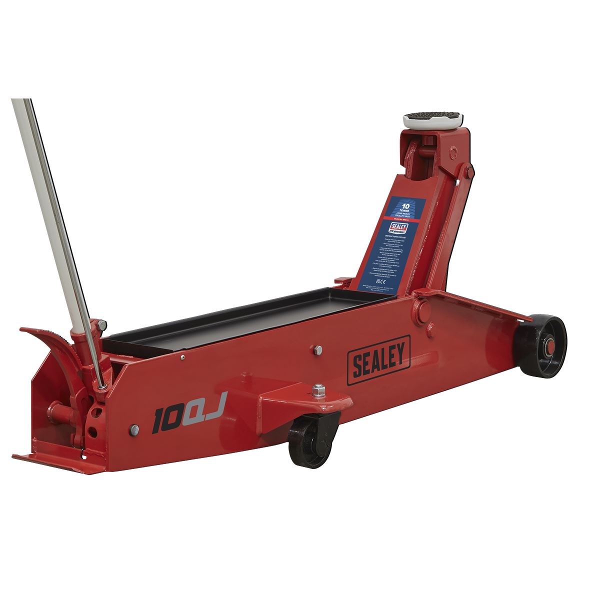 Sealey Trolley Jack 10 tonne Long Reach 10QJ