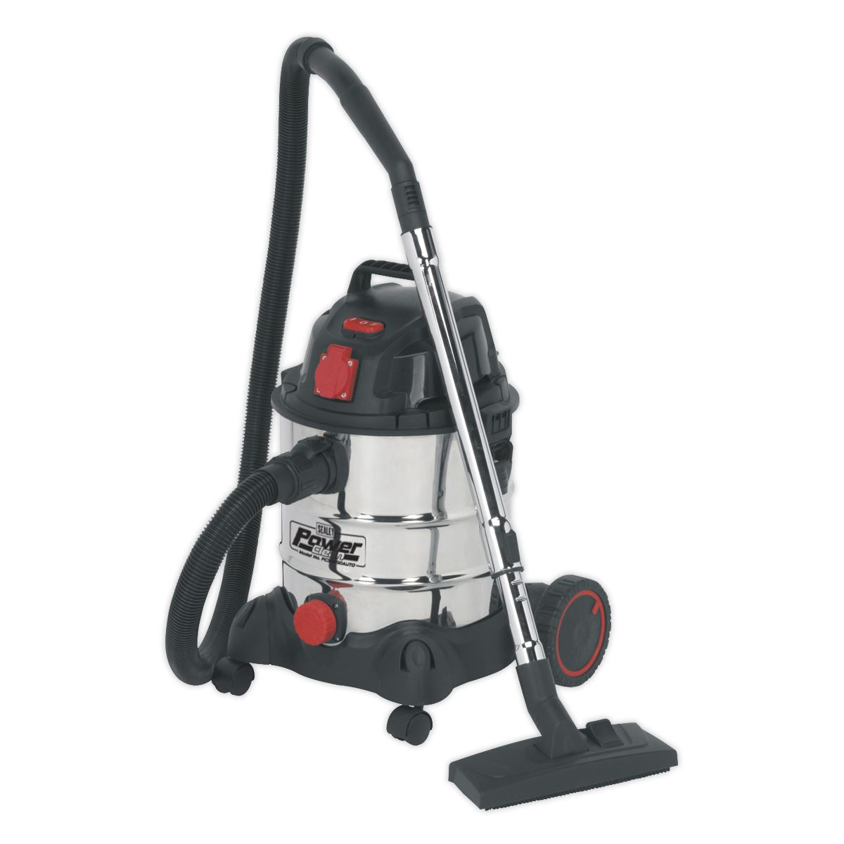 Sealey Vacuum Cleaner Ind 20L 1400W/230V S/Less Drum Auto Start PC200SDAUTO