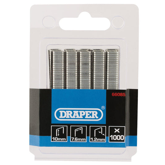 Draper 1000 Staples (10mm) ST3/B/FS10 - 66085