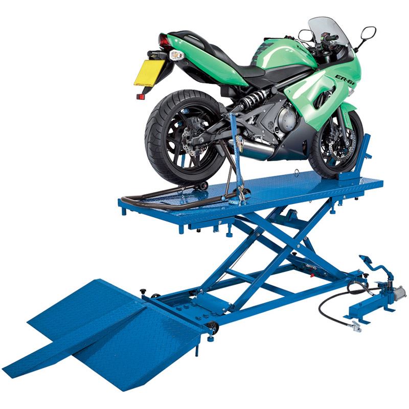 Draper 680kg Pneumatic/Hydraulic Motorcycle/ATV Small Garden Machinery Lift - 37190