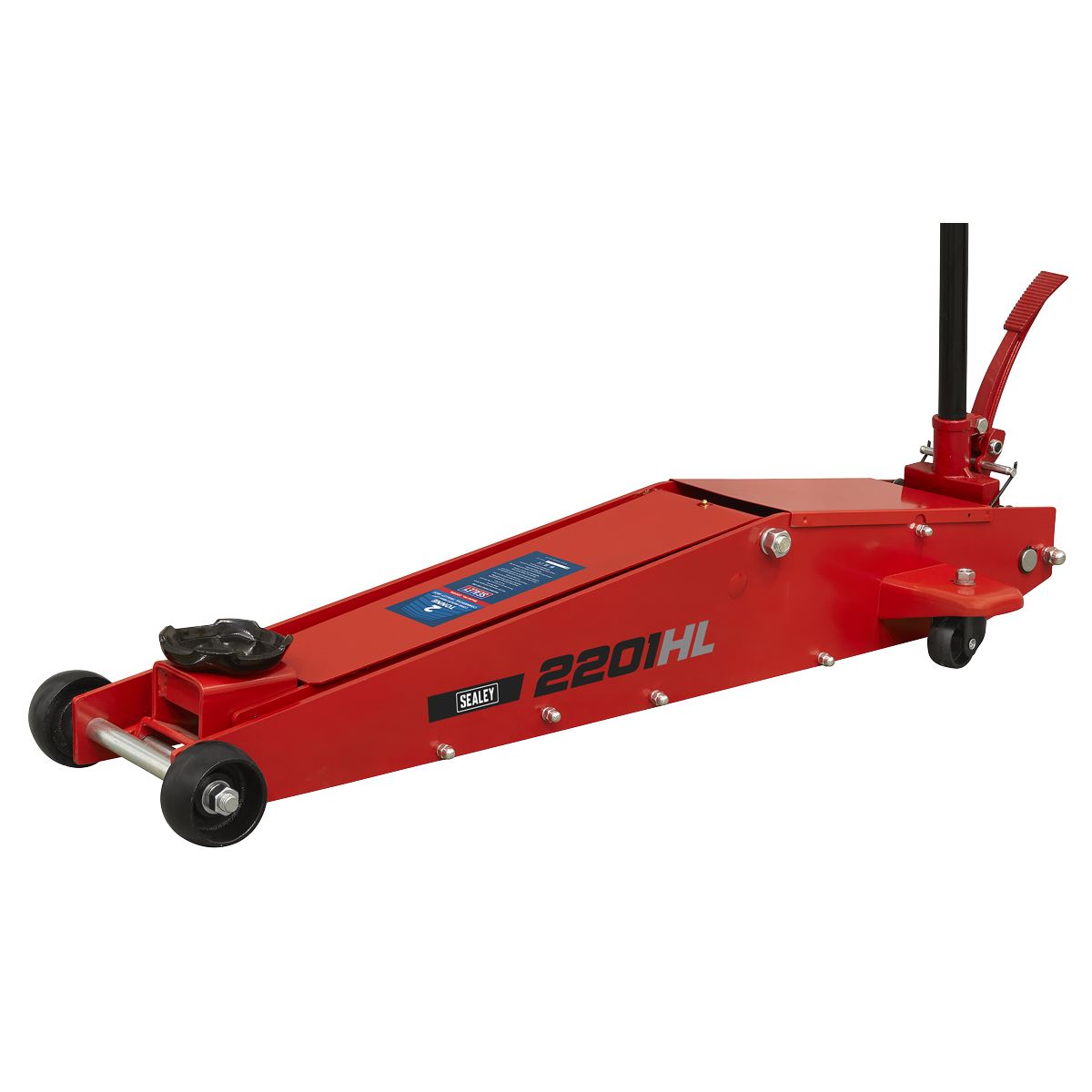 Sealey Trolley Jack 2 Tonne Long Reach High Lift Commercial 2201HL