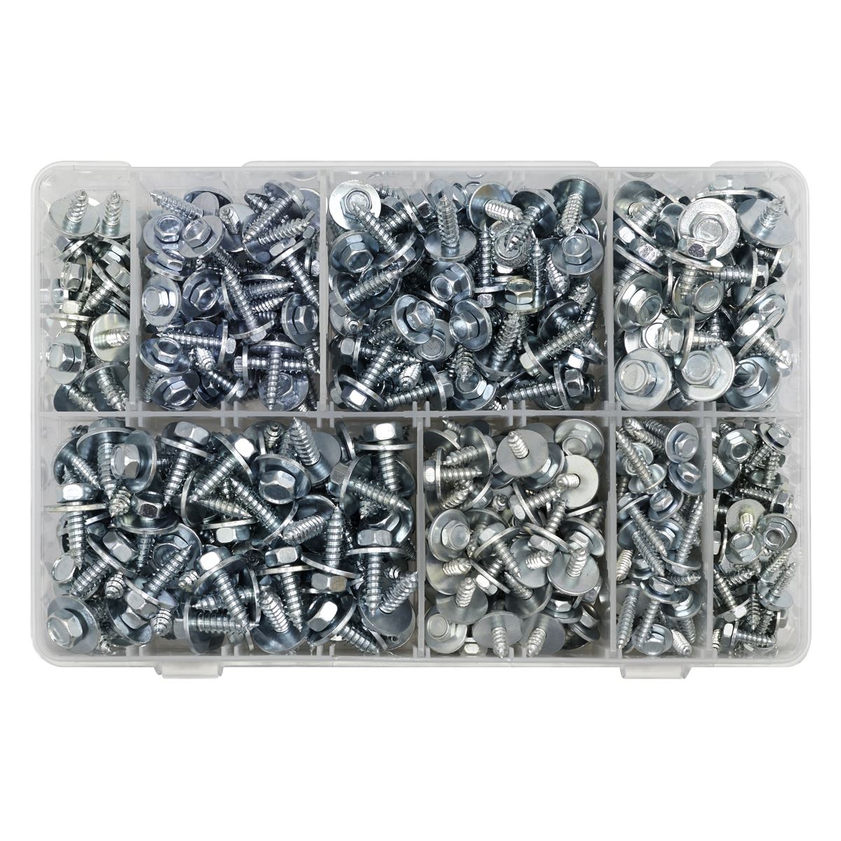 Sealey Acme Screw with Captive Washer Assortment 425pc AB425AS