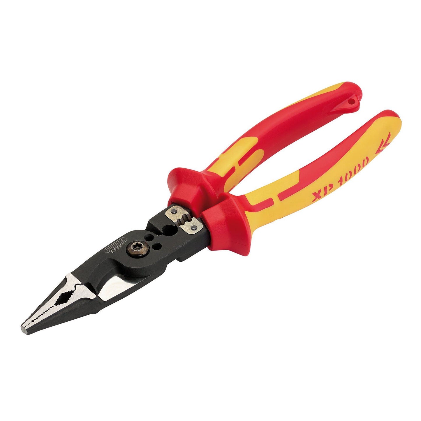 Draper XP1000 VDE Tethered 8-in-1 Electricians Pliers, 215mm