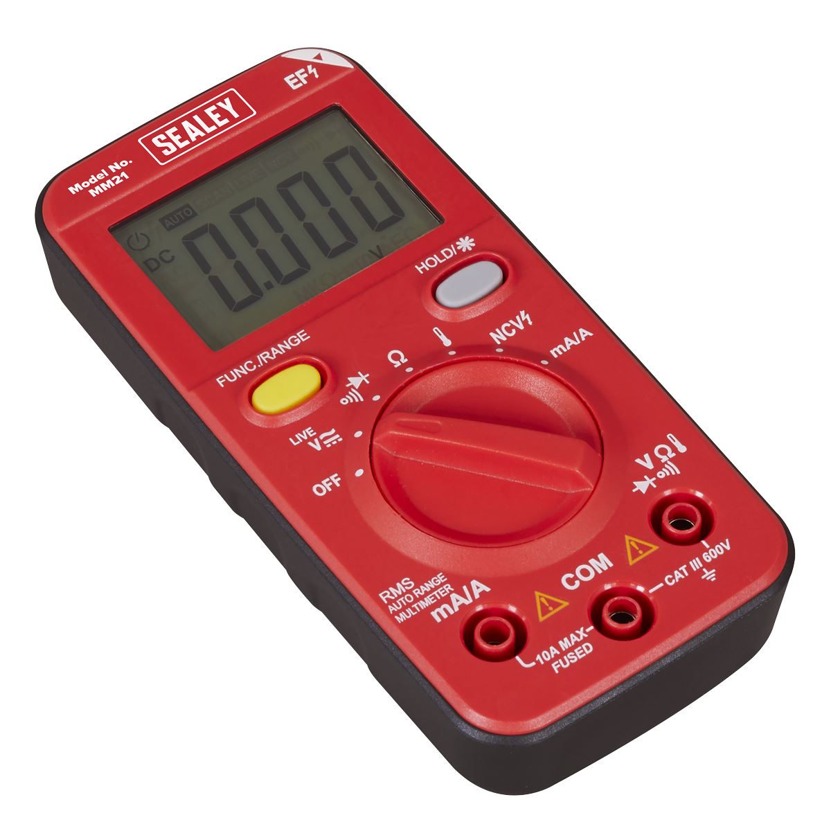 Sealey 10-Function Professional Auto-Ranging Digital Multimeter MM21