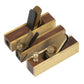 Sealey Mini Brass Plane Set 3pc MBP03