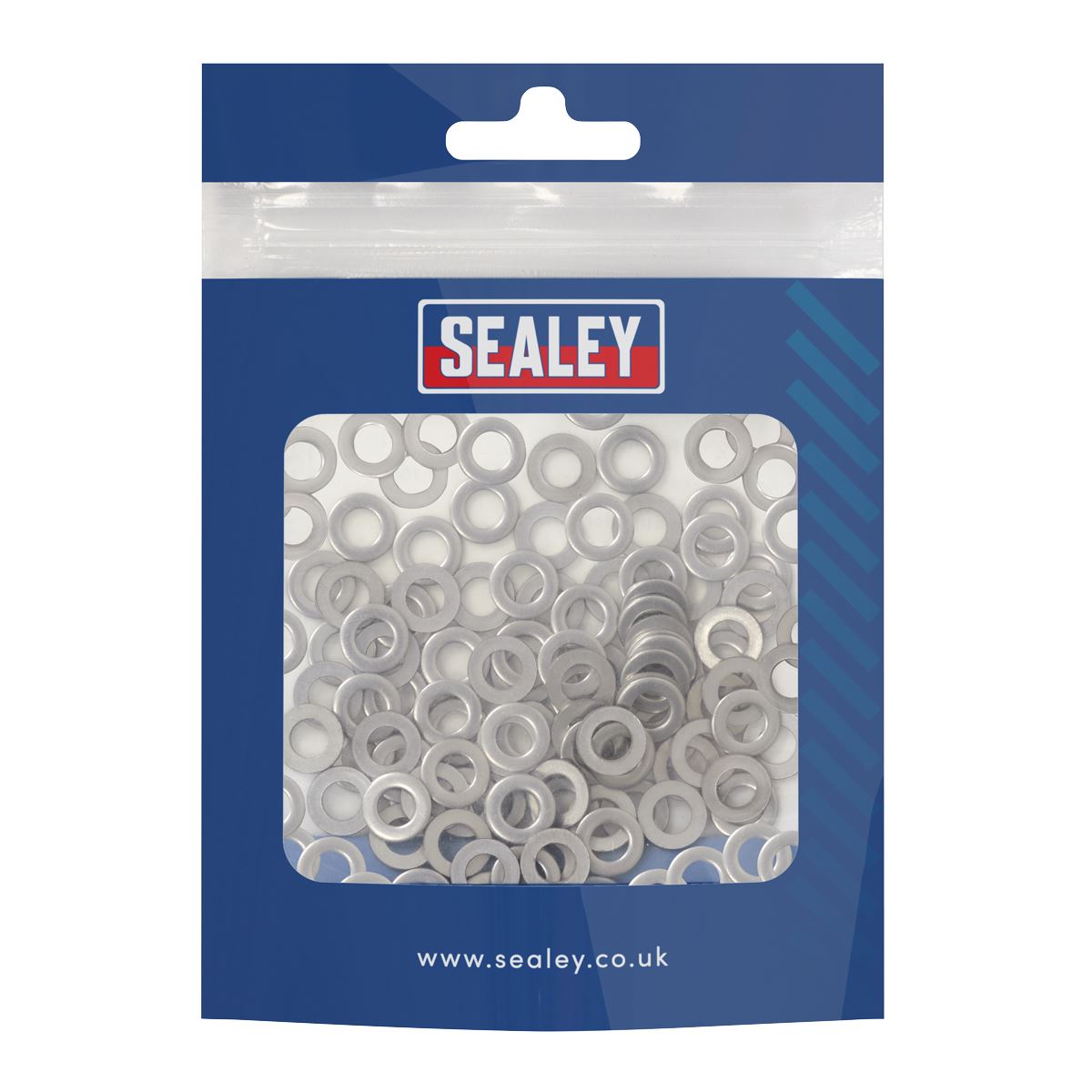 Sealey Stainless Steel Flat Washer DIN 125 - M5 A2 - Pack of 100 SSW5