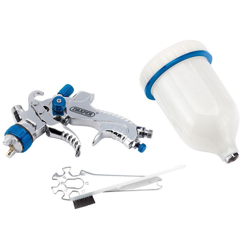 Draper 09706 Gravity Feed HVLP Air Paint Sprayer 600ml