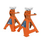 Sealey Axle Stands (Pair) 2 tonne per Stand Ratchet Type - Orange VS2002OR