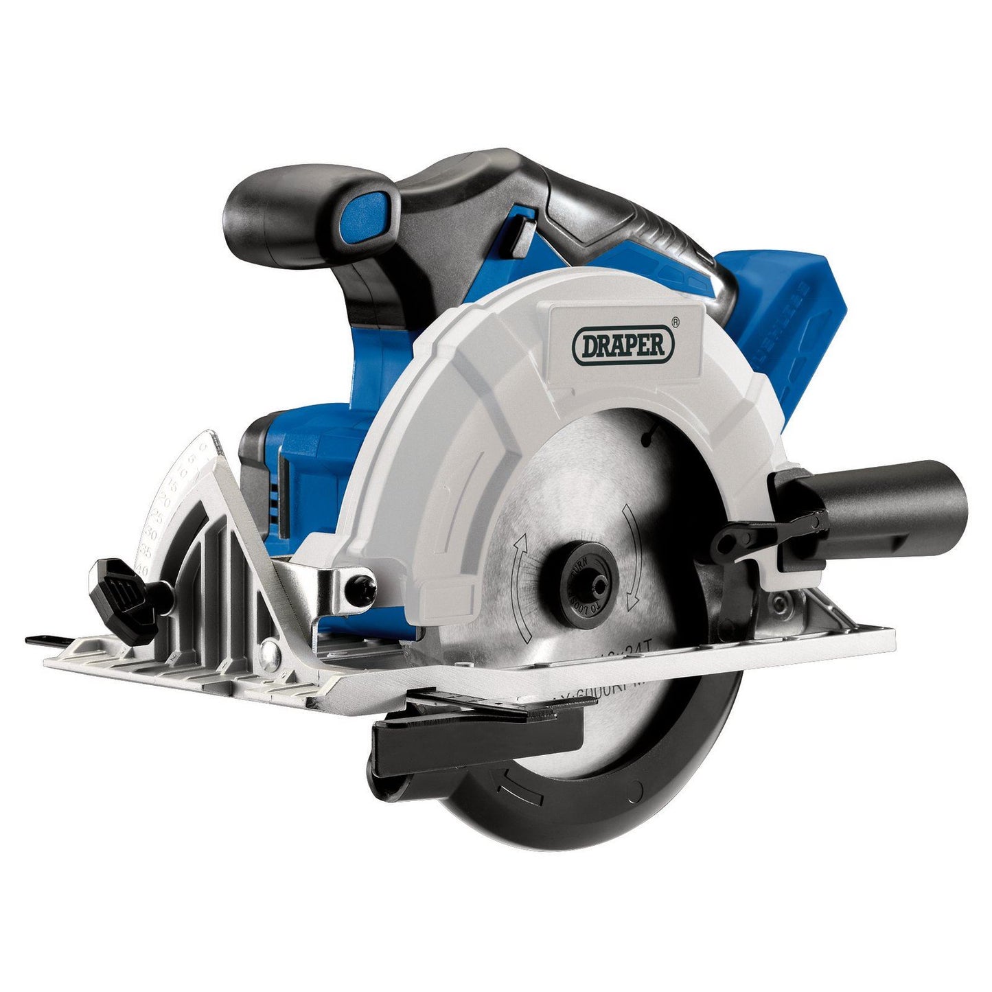 Draper 55519 D20 20v Brushless 165mm Circular Saw Body - D20CS165