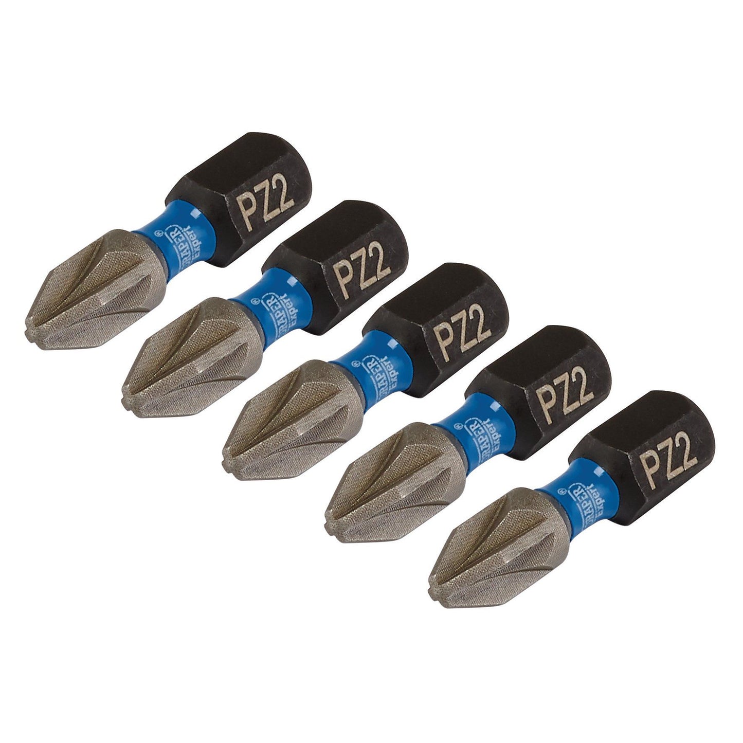 Draper PZ2 x 25mm Impact S/D Bit 5Pk IMBH/PZ25/5 - 04951