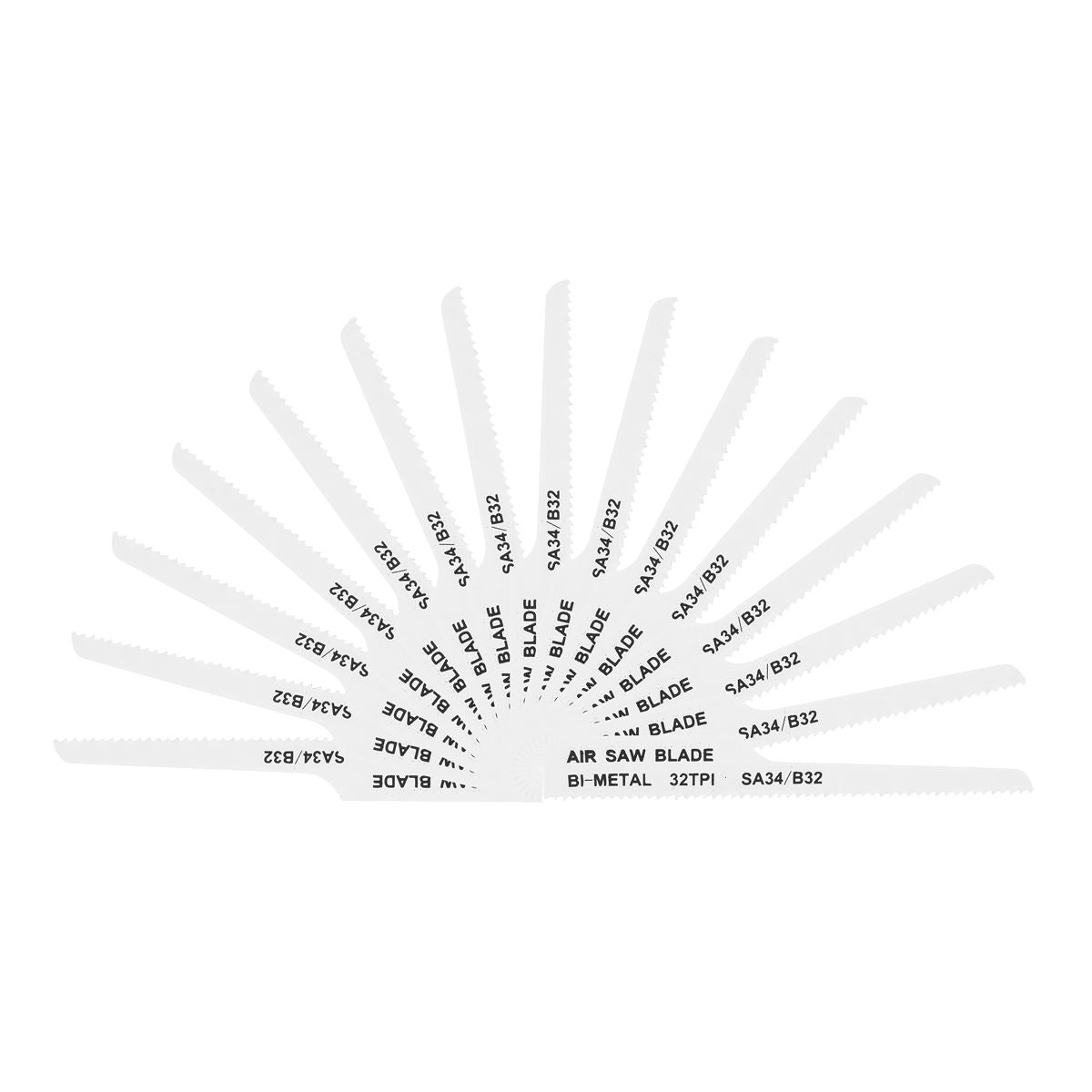 Sealey Air Saw Blade 32tpi - Pack of 15 SA34/B3215