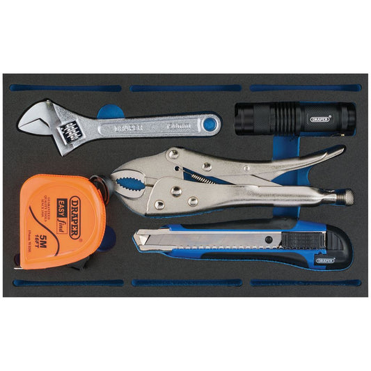 Tool Kit In 1/4 Drawer Eva Insert Tray (5 Piece) Draper 63543