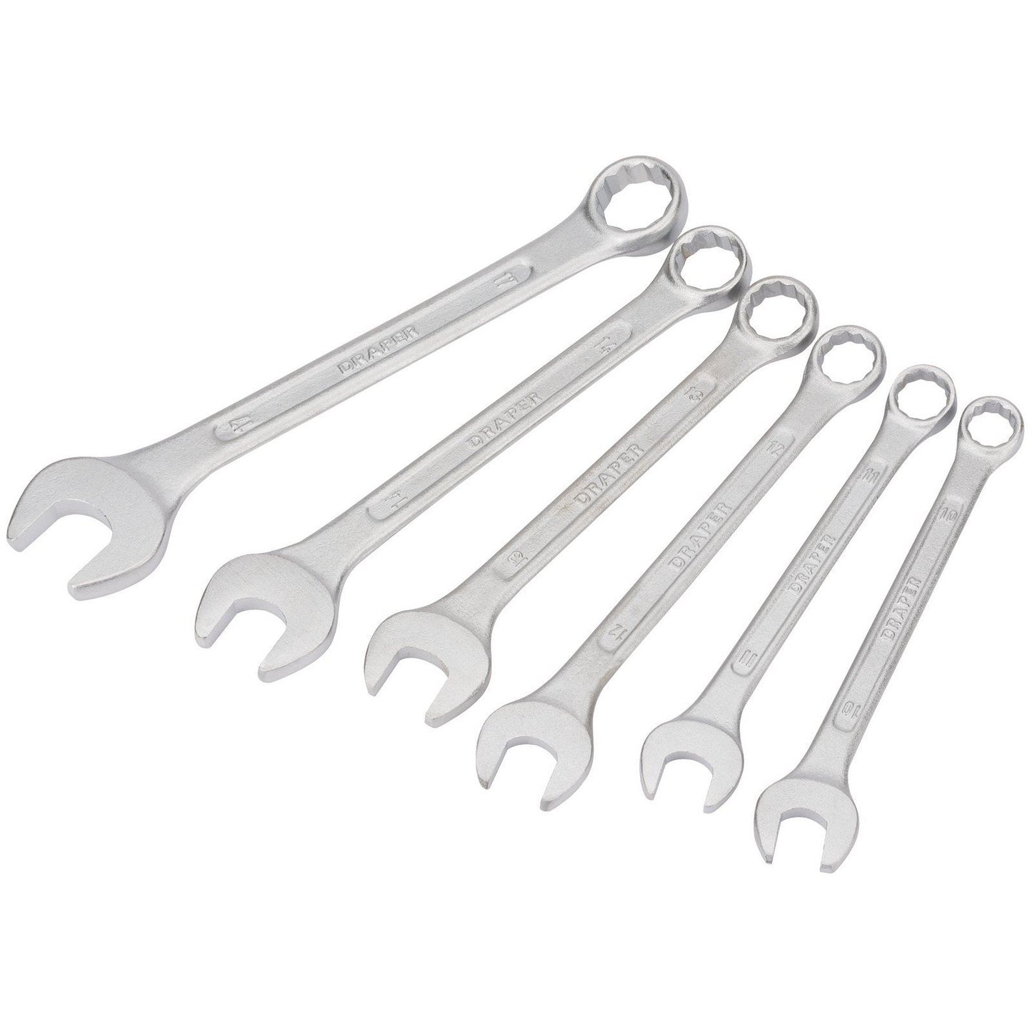 Draper 6 Piece Metric Combination Spanner Set 10 11 12 13 14 & 17 mm - 68479