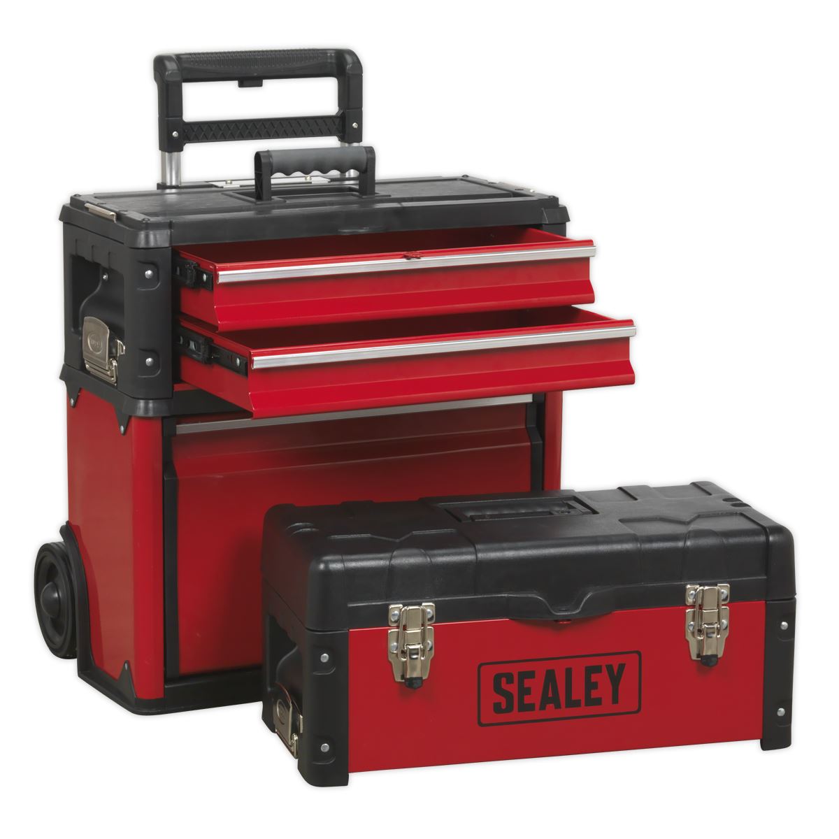 Sealey Mobile Steel/Composite Toolbox - 3 Compartment AP548