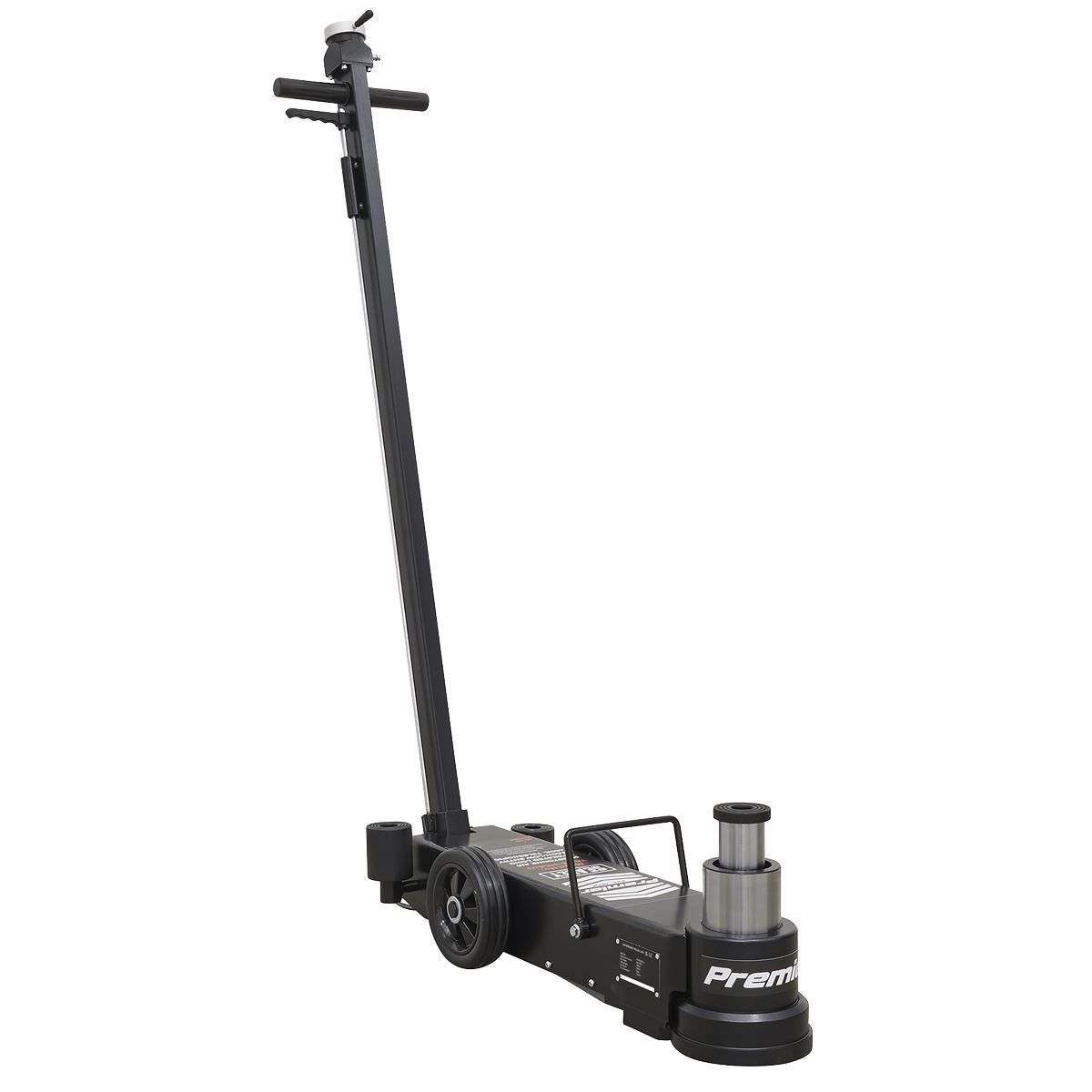 Sealey Air Operated Jack 15-30t Telescopic - Long Reach/Low Entry YAJ15-30LE