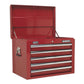 Sealey Tool Chest Combination 14 Drawer - Red with 446pc Tool Kit TBTPCOMBO1