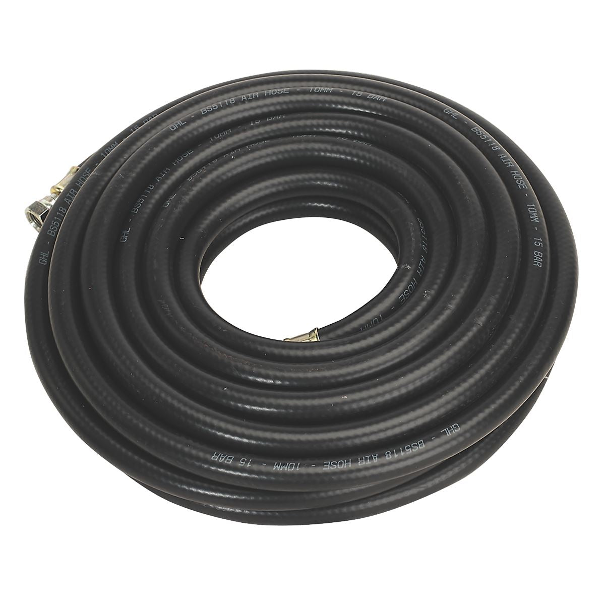 Sealey Air Hose 10m x 10mm with 1/4"BSP Unions Heavy-Duty AH10RX/38