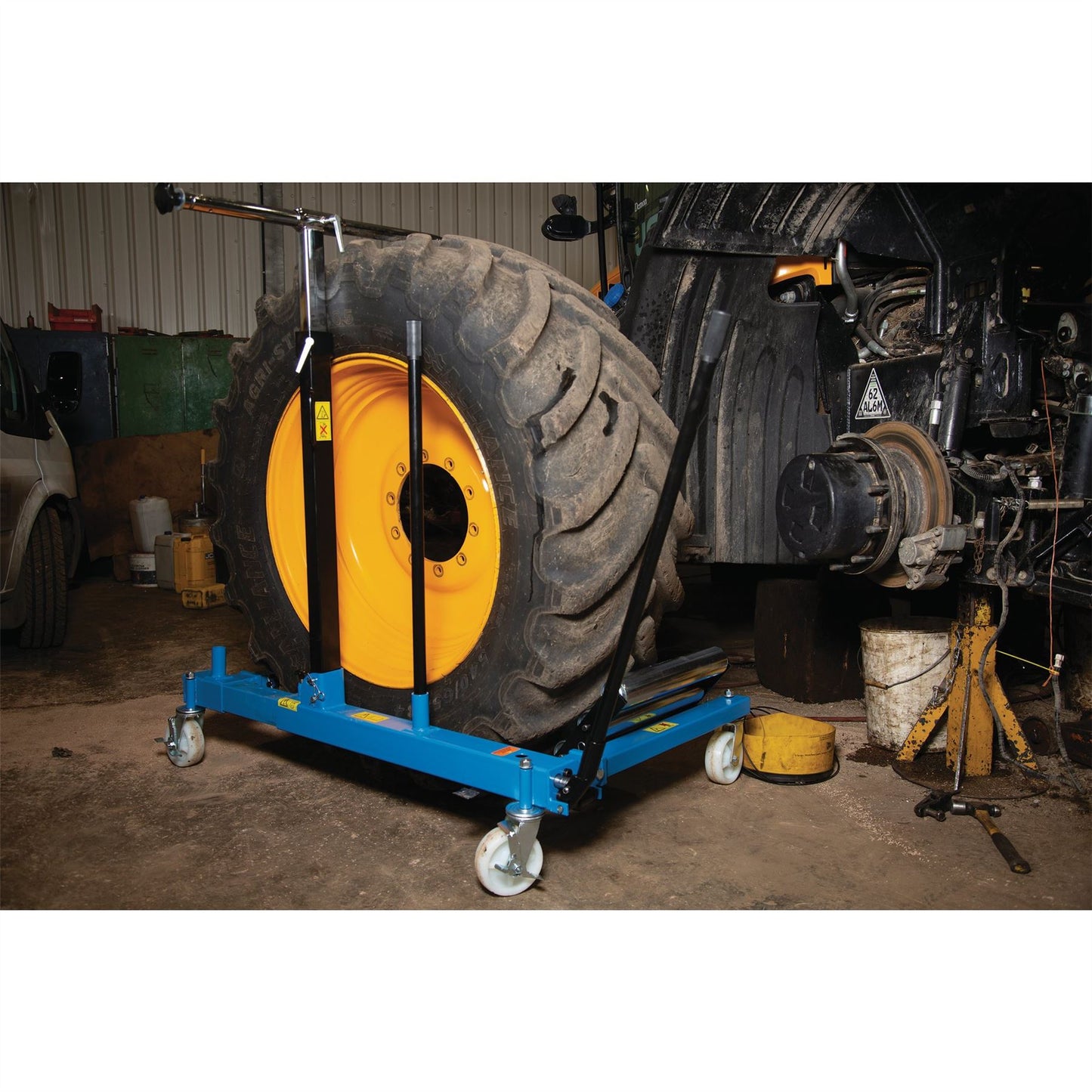 Draper 1079 Wheel Removal Trolley (1500kg) Changing Large HGVs Tractors Rollers